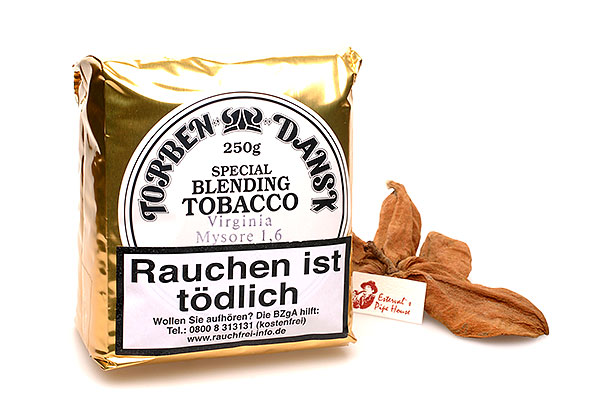 Torben Dansk Virginia Mysore 1,6mm Pfeifentabak 250g Sparpaket Torben Dansk Virginia Mysore 1,6mm Pfeifentabak 250g Sparpaket